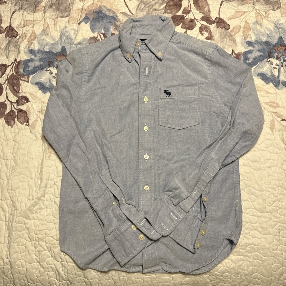 Abercrombie Kids Blue Button-Down Shirt